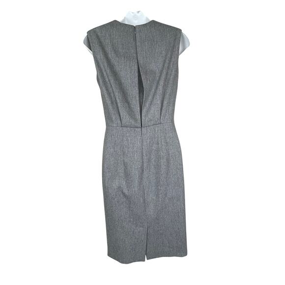 Paule KA Wool Blend Shift Dress Size 36 Sleeveless Waterfall Ruffle Classic - Picture 5 of 8